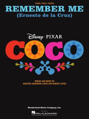 cover image of Remember Me (Ernesto de la Cruz) (from Coco) Sheet Music